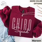 Chiro Squad Sweatshirt, Chiropractor Sweater, Chiropractor Assistant T-Shirt, Chiropractor Office Tee, Chiropractic Shirt, Chiropractor Mom