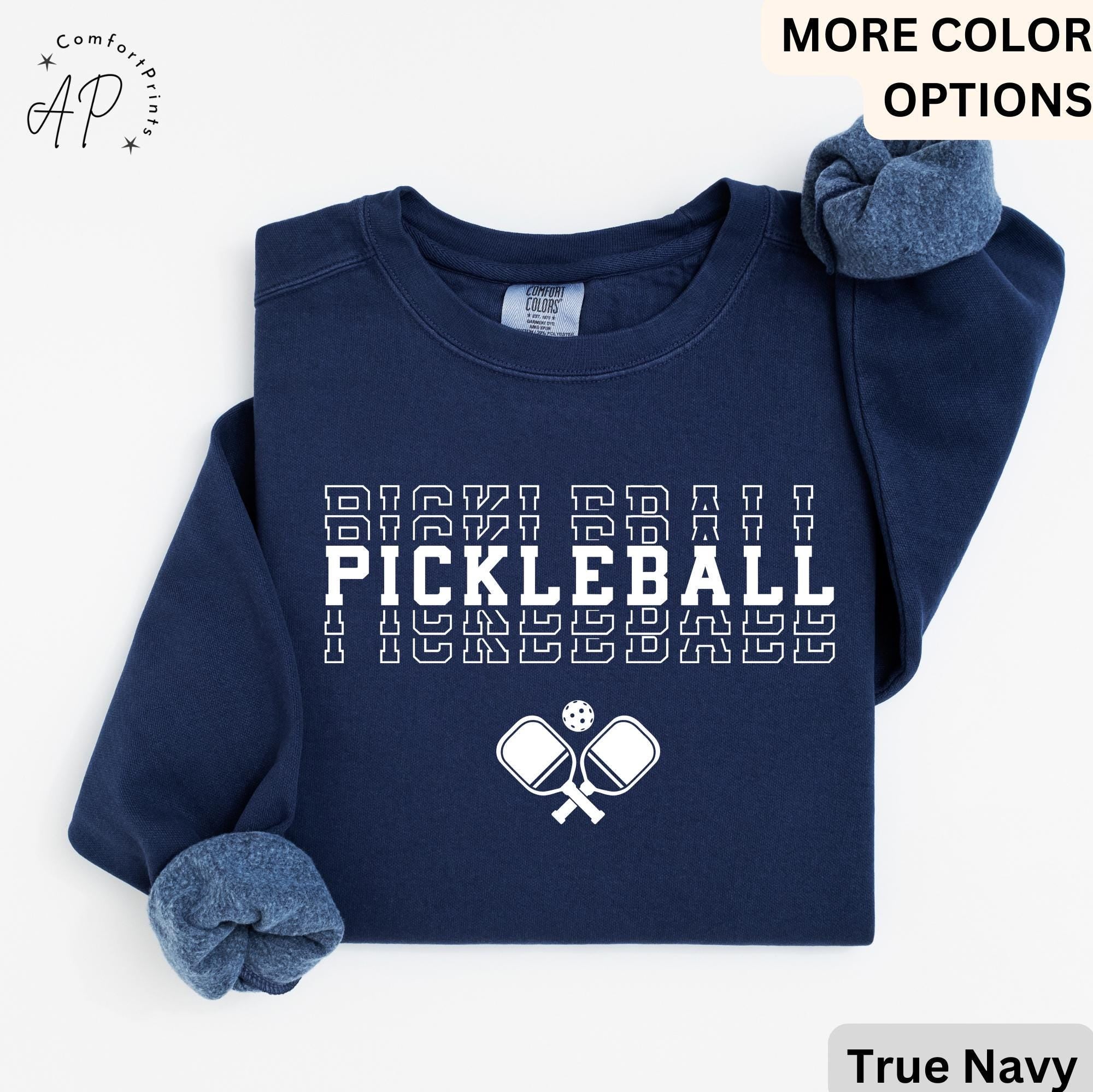 Pickleball Comfort Colors® Sweater, Pickle Baller Sweatshirt, Gift for Pickle Ball