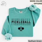 Pickleball Comfort Colors® Sweater, Pickle Baller Sweatshirt, Gift for Pickle Ball