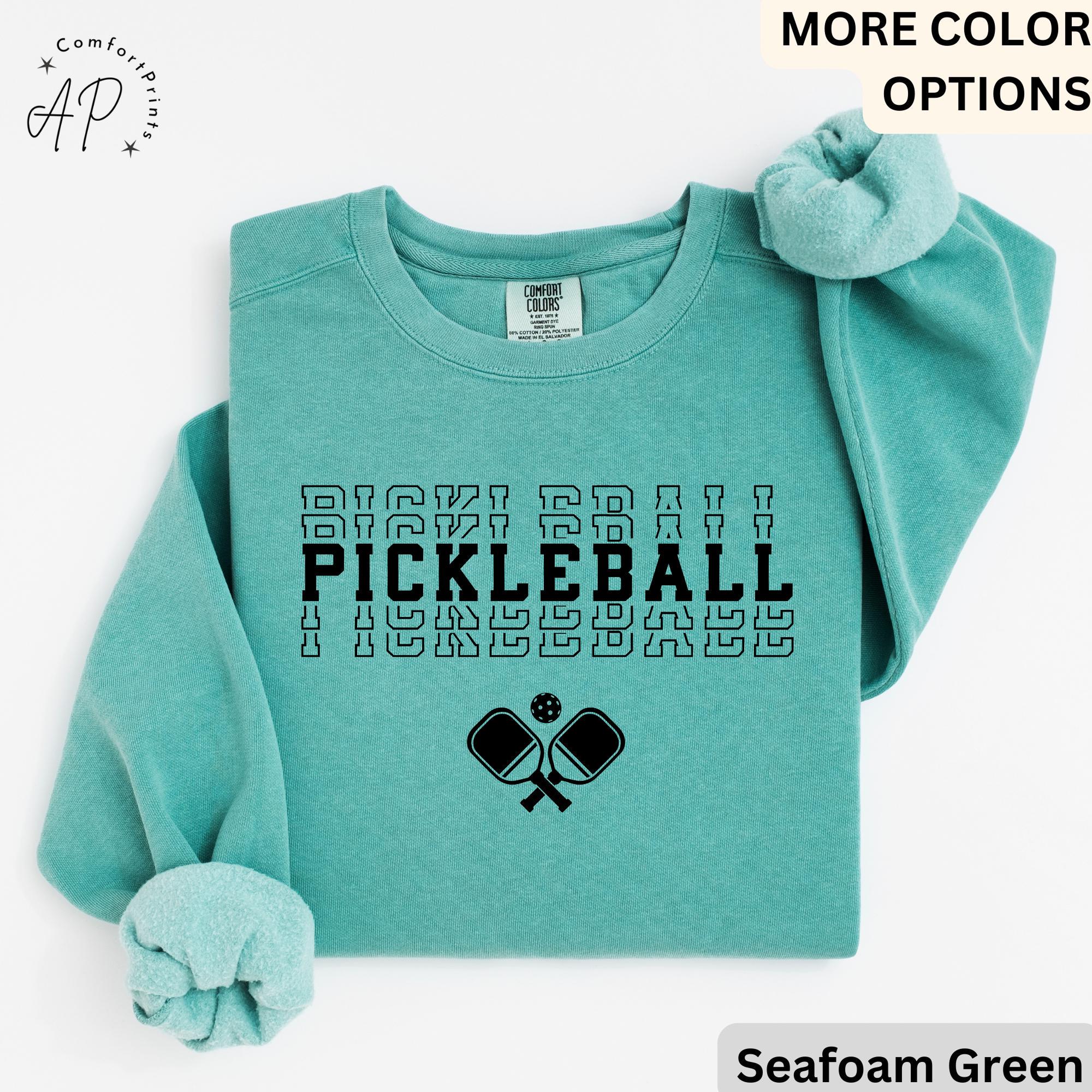 Pickleball Comfort Colors® Sweater, Pickle Baller Sweatshirt, Gift for Pickle Ball