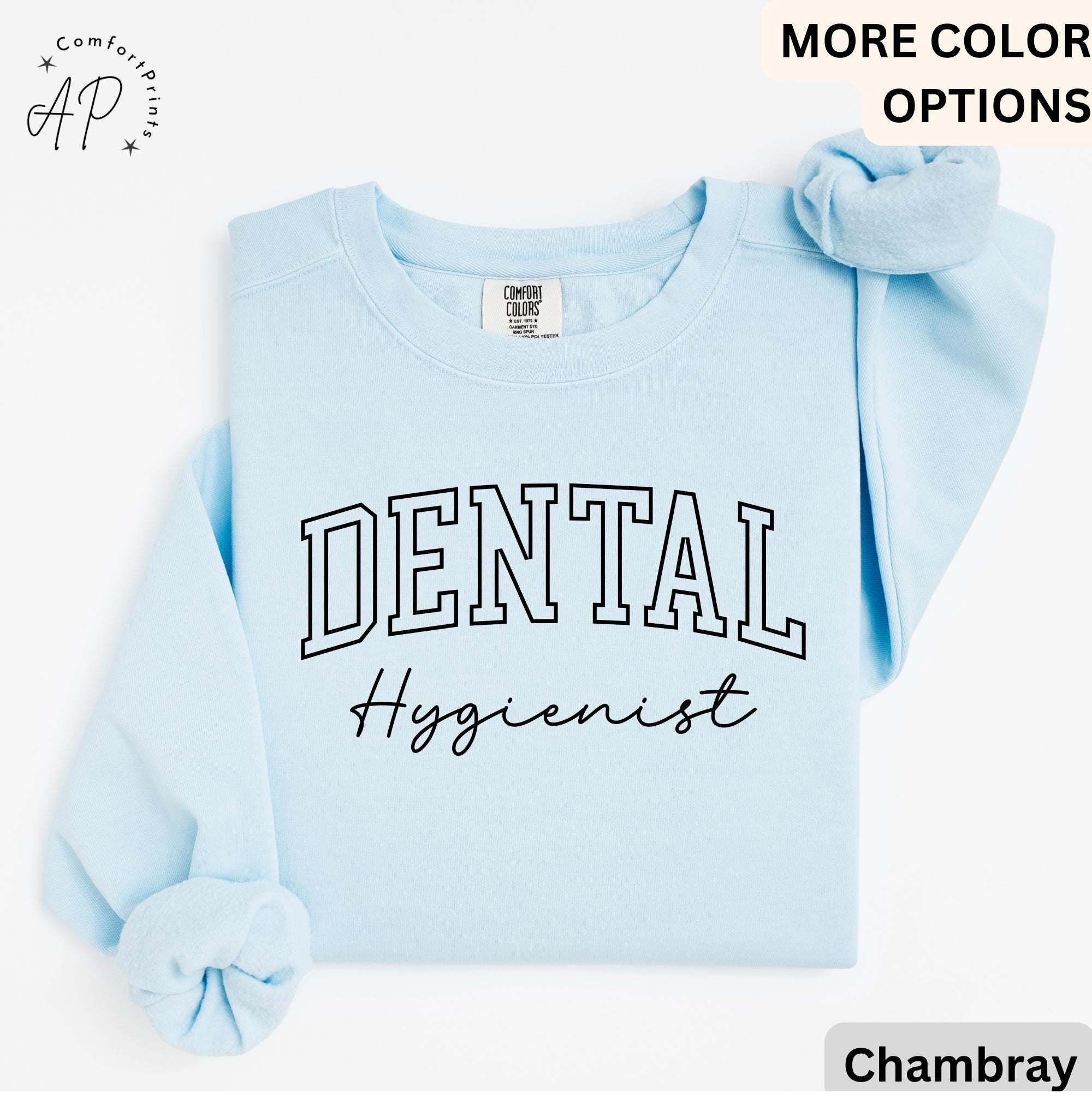 Dental Hygienist Comfort Colors® Sweater, RDH Sweatshirt, Gift for Hygiene Student, Registered Dental Hygienist