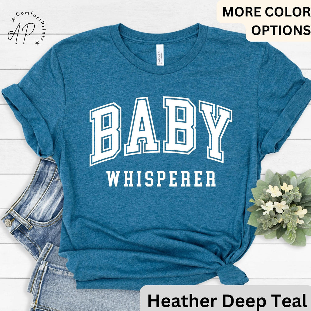 Baby Whisperer T-Shirt, Midwife Shirt, Baby Delivery Tee, Gift for Labor Nurse, Birth Worker