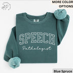 Speech Pathologist Comfort Colors® Sweater, Speech Language Pathologist Sweatshirt, SLP Shirt, Speech Squad T-Shirt, Speech Teacher