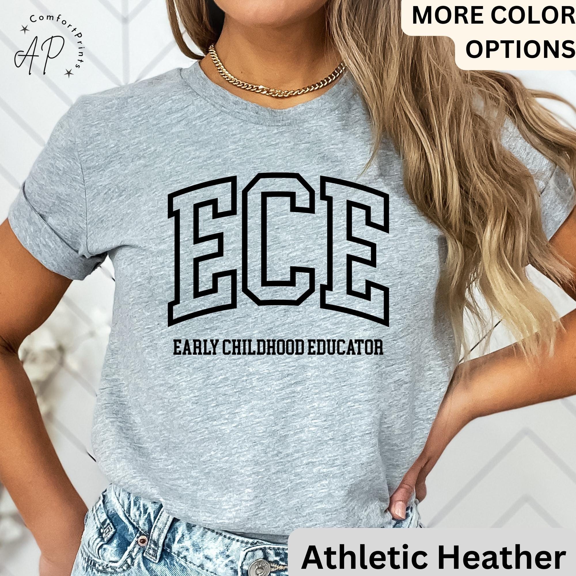 Early Childhood Educator Shirt, ECE T-Shirt, Gift for Daycare Teacher, Daycare Babysitter Tee