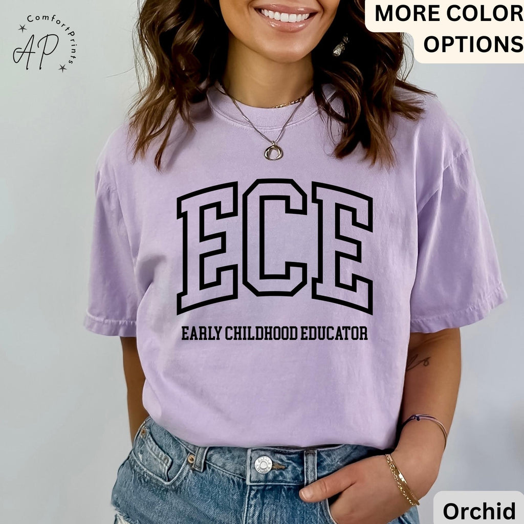 Early Childhood Educator Comfort Colors® Shirt, ECE T-Shirt, Gift for Daycare Teacher, Daycare Babysitter Tee