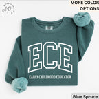 Early Childhood Educator Comfort Colors® Sweater, ECE Sweatshirt, Gift for Daycare Teacher, Daycare Babysitter