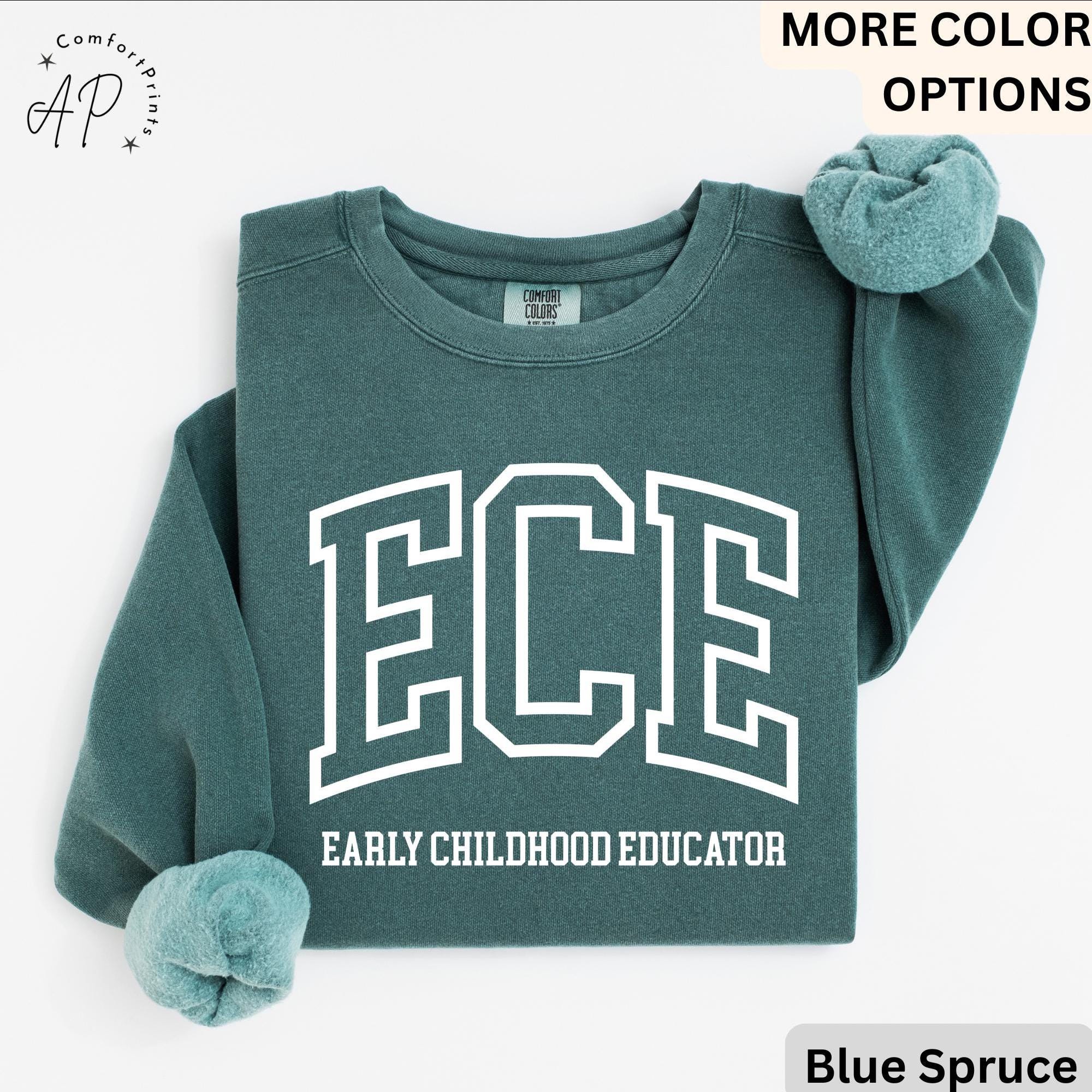 Early Childhood Educator Comfort Colors® Sweater, ECE Sweatshirt, Gift for Daycare Teacher, Daycare Babysitter