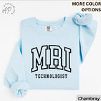 MRI Technologist Comfort Colors® Sweater, MRI Tech Sweatshirt, Gift for Magnetic Resonance Imaging, Rad Tech