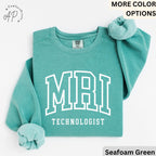 MRI Technologist Comfort Colors® Sweater, MRI Tech Sweatshirt, Gift for Magnetic Resonance Imaging, Rad Tech