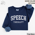 Speech Therapy Comfort Colors® Sweater, Speech Therapist Sweatshirt, Special Education, Gift For Therapist