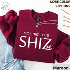 You're the Shiz Sweatshirt | Funny Shih Tzu Hoodie | Sweater for Dog Lovers | Dog Owner Gift Hoodies | Shih Tzu Mom or Dad Hooded Shirt