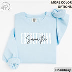 Personalized Esthetician Comfort Colors® Sweatshirt, Custom Esthetician Sweater, Aesthetician Hoodie, Gift for Beauty Professional