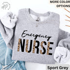 Emergency Nurse Sweatshirt, Emergency Room Nurse Sweater, ER Nursing School Shirt, Registered Nurse, Emergency Nurse Tee, ICU Nurse