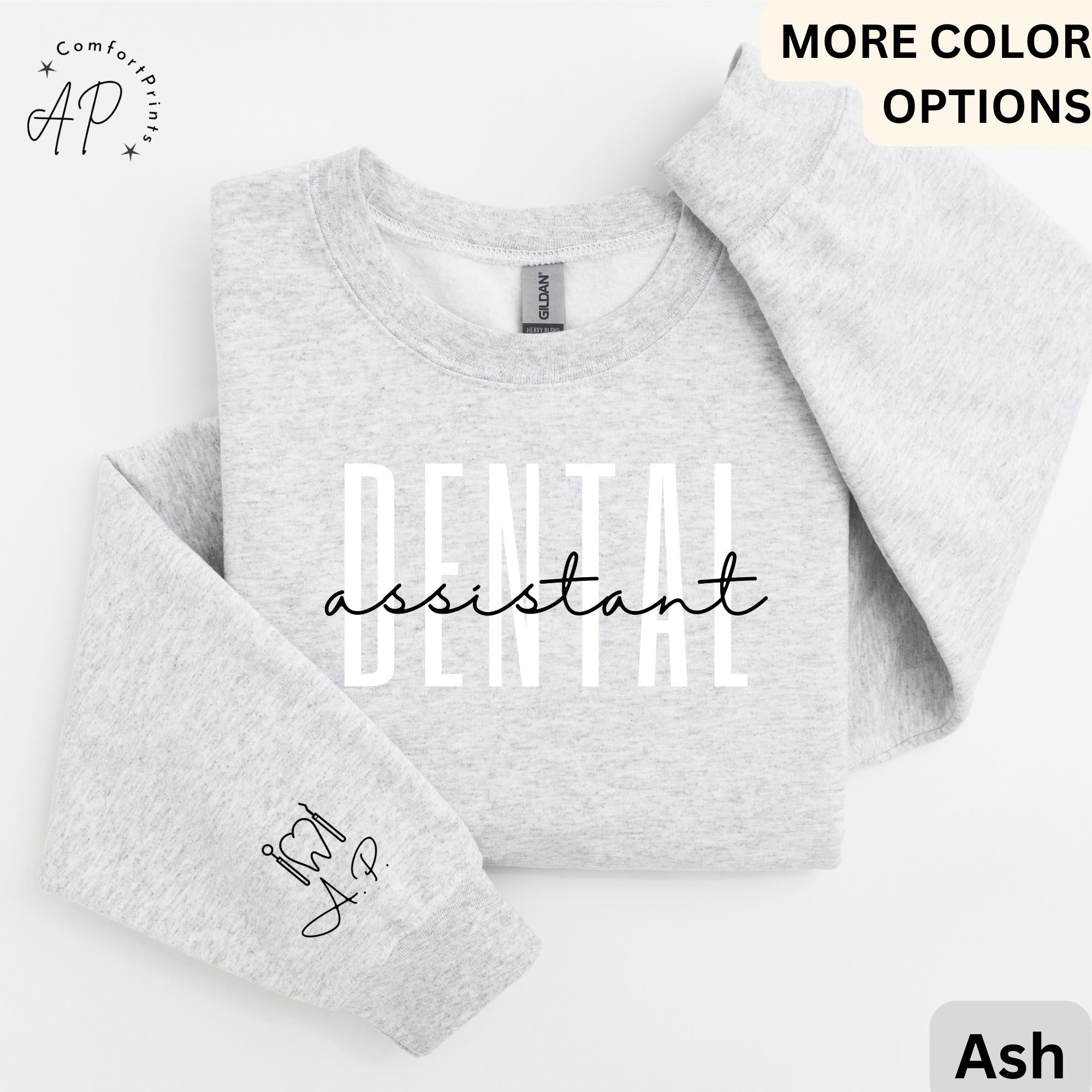 Dental Assistant Sweatshirt, Personalized Dental Assistant Sweater, Dental Hygiene Graduation Hoodie, RDH Dental Gift