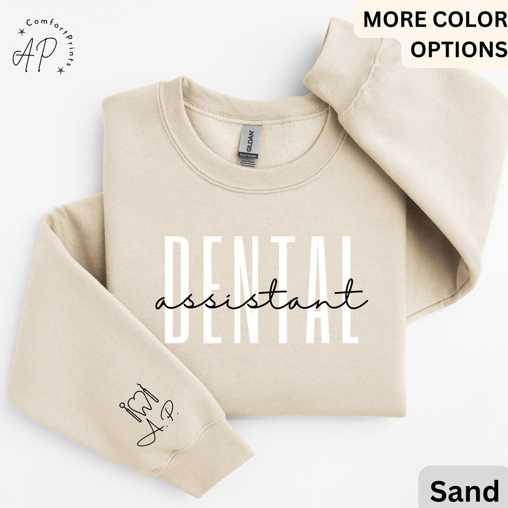 Dental Assistant Sweatshirt, Personalized Dental Assistant Sweater, Dental Hygiene Graduation Hoodie, RDH Dental Gift