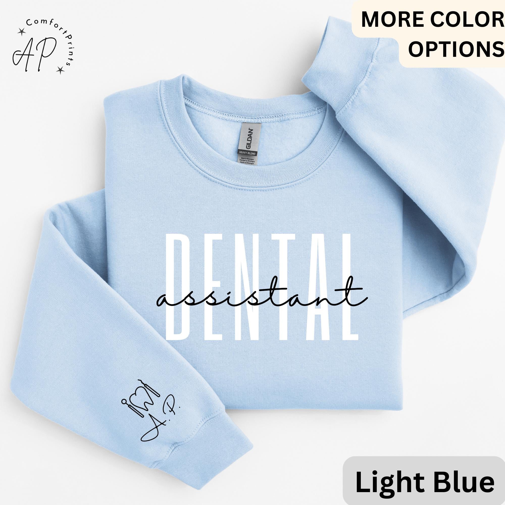 Dental Assistant Sweatshirt, Personalized Dental Assistant Sweater, Dental Hygiene Graduation Hoodie, RDH Dental Gift