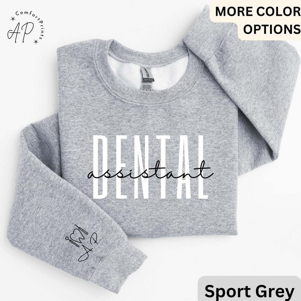 Dental Assistant Sweatshirt, Personalized Dental Assistant Sweater, Dental Hygiene Graduation Hoodie, RDH Dental Gift