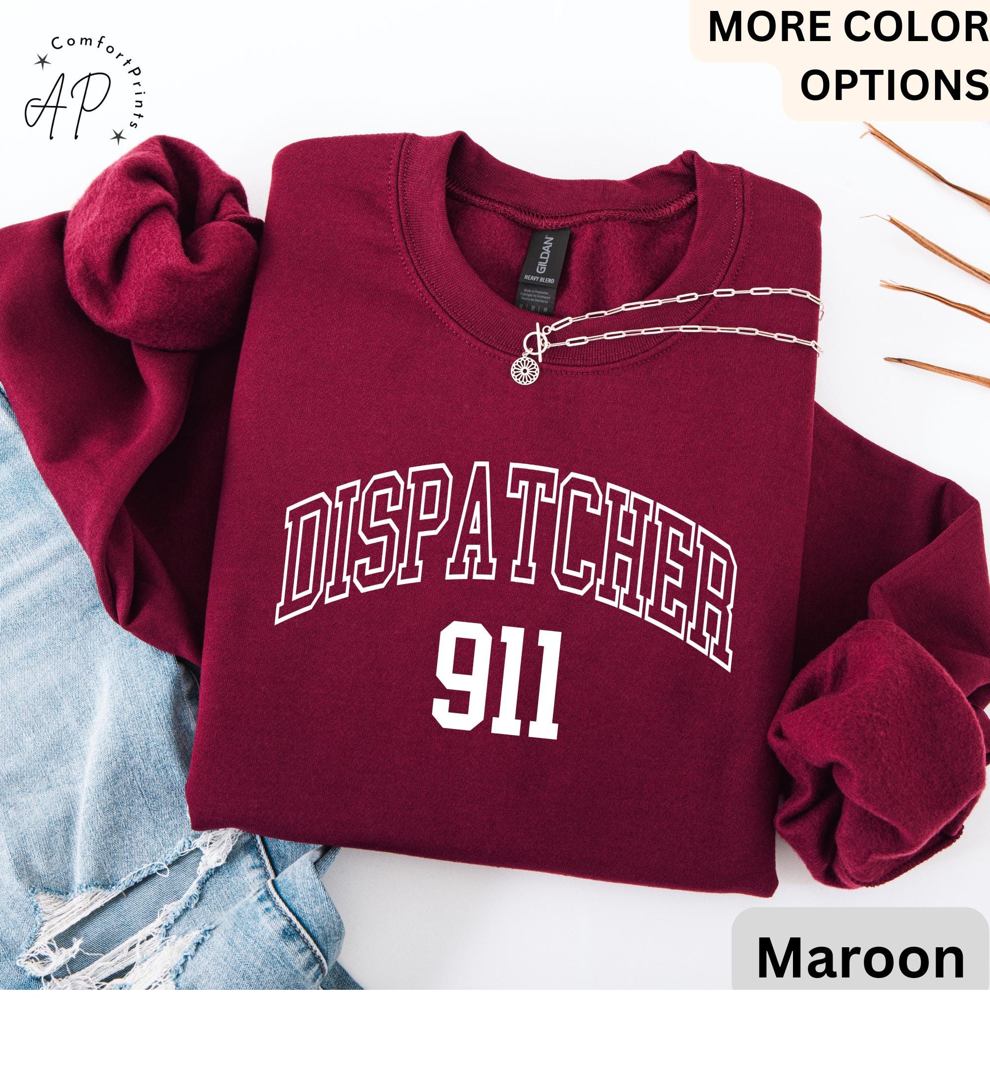 911 Dispatcher Sweatshirt, Emergency Sweater, Dispatcher Gift Hoodie, First Responders, Emergency Medical Dispatcher
