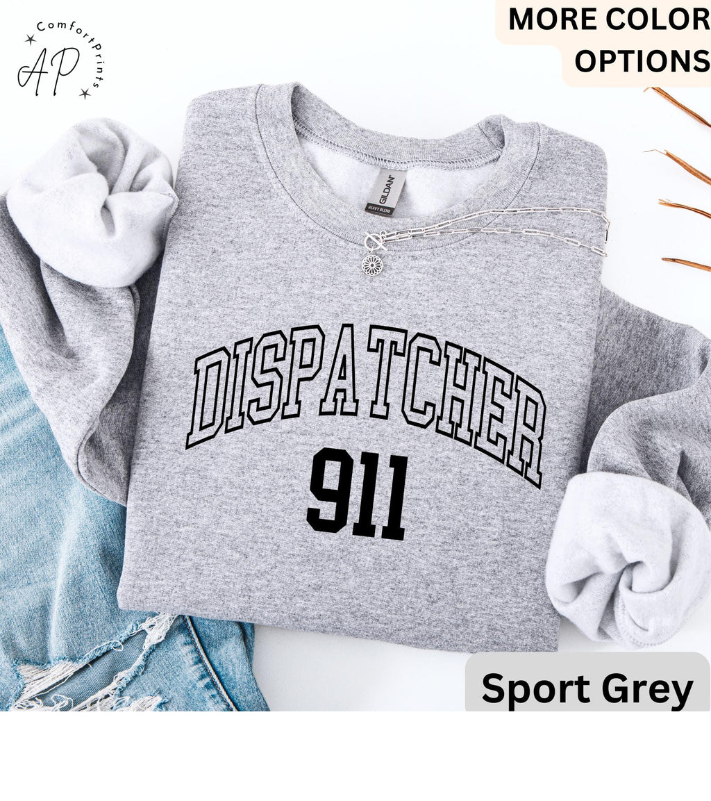 911 Dispatcher Sweatshirt, Emergency Sweater, Dispatcher Gift Hoodie, First Responders, Emergency Medical Dispatcher