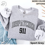 911 Dispatcher Sweatshirt, Emergency Sweater, Dispatcher Gift Hoodie, First Responders, Emergency Medical Dispatcher