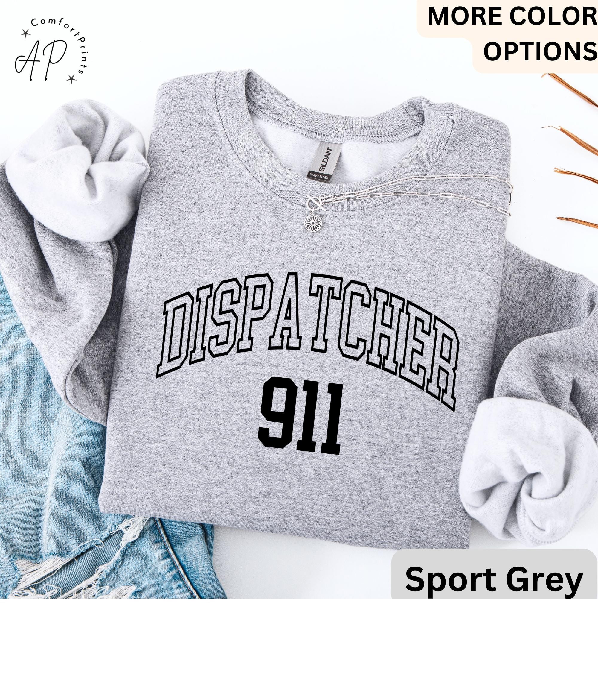911 Dispatcher Sweatshirt, Emergency Sweater, Dispatcher Gift Hoodie, First Responders, Emergency Medical Dispatcher