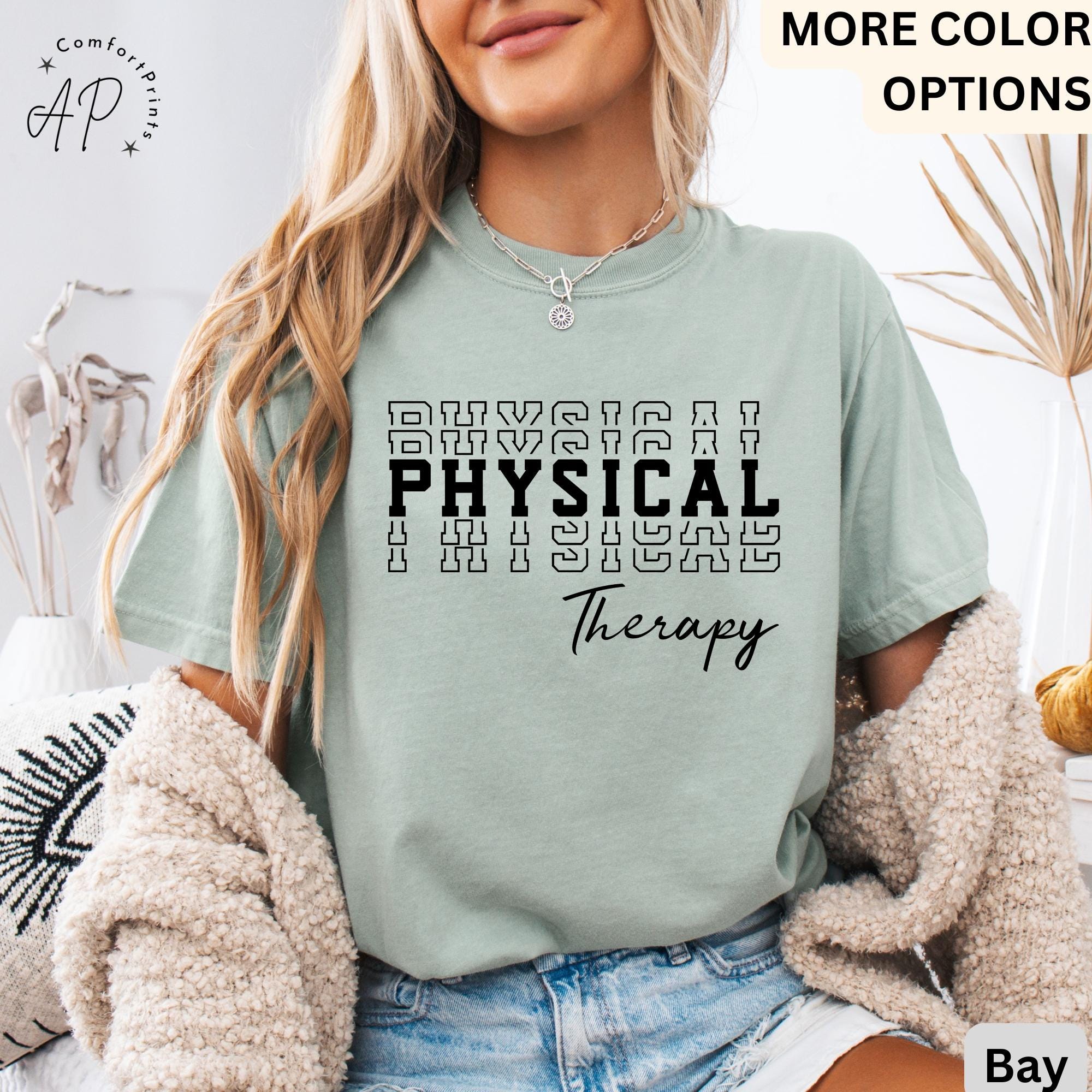 Physical Therapy Colors® Shirt, PTA T-Shirt, Therapist Student Tee, Physiotherapy, Gift For Physical