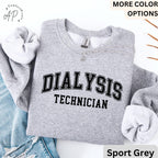 Dialysis Technician Sweatshirt, Dialysis Tech Sweater, Dialysis Crew Tech Hoodie, Gift for Nephrology Tech