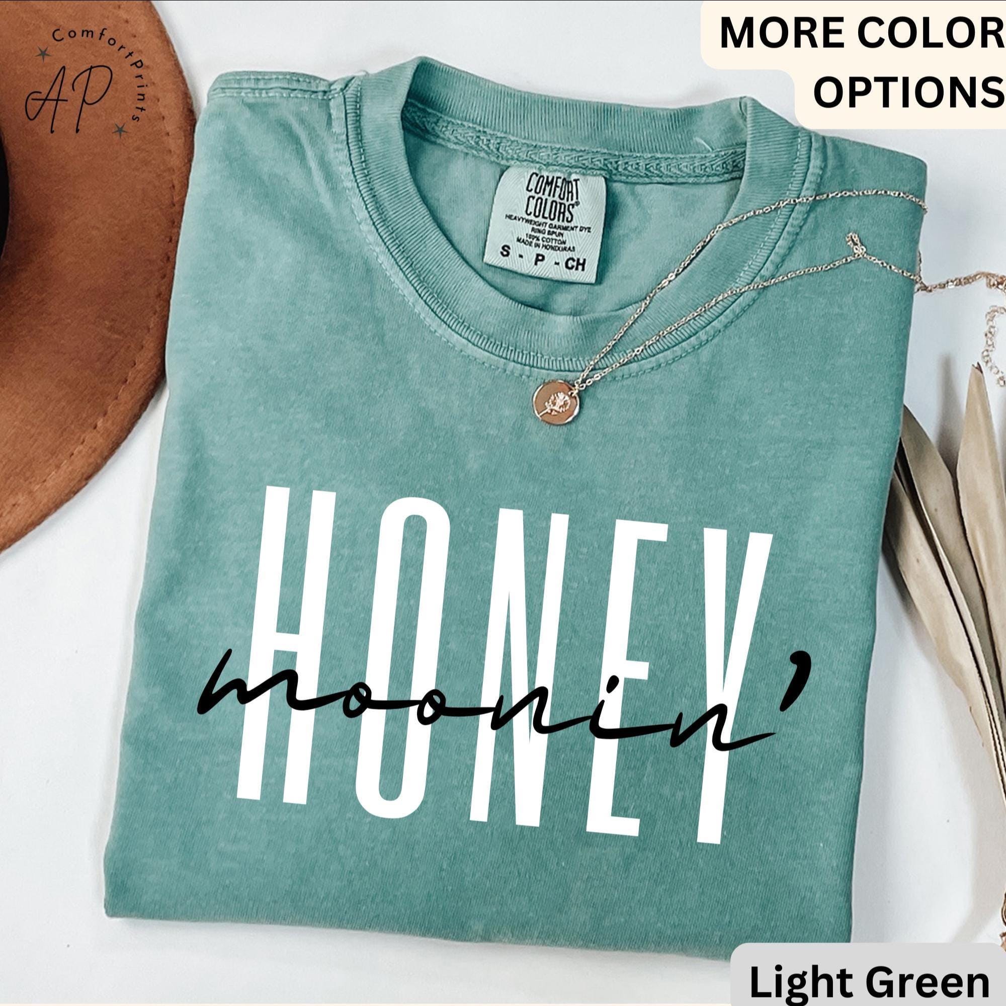 Honeymoon Mr and Mrs Comfort Colors® Shirts, Custom Couples Honeymoon Vacation T-Shirt, Just Married Couple Tee, His and Hers
