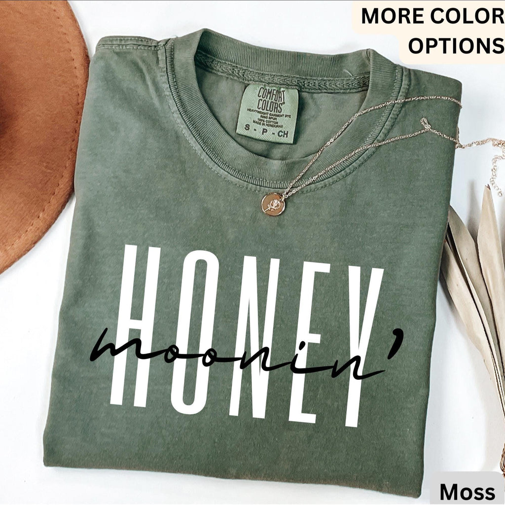 Honeymoon Mr and Mrs Comfort Colors® Shirts, Custom Couples Honeymoon Vacation T-Shirt, Just Married Couple Tee, His and Hers