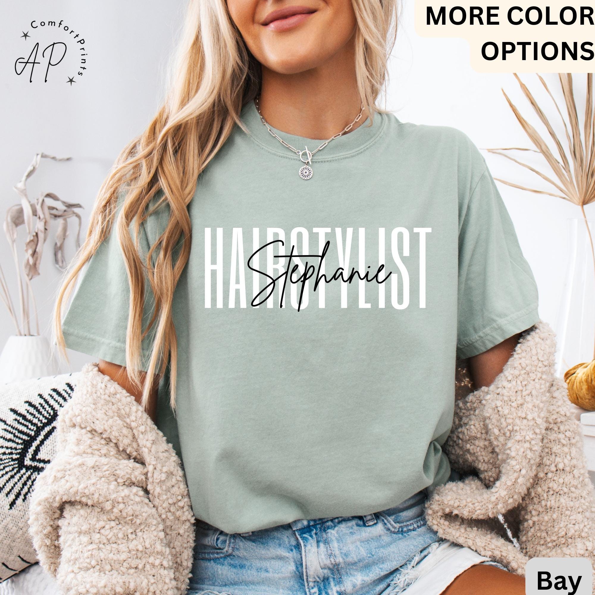 Hair Stylist Comfort Colors® Shirt, Hair Dresser T-Shirt, Cosmetologist Tee, Gift for Hair Salon Specialist, Cosmetology Shirt