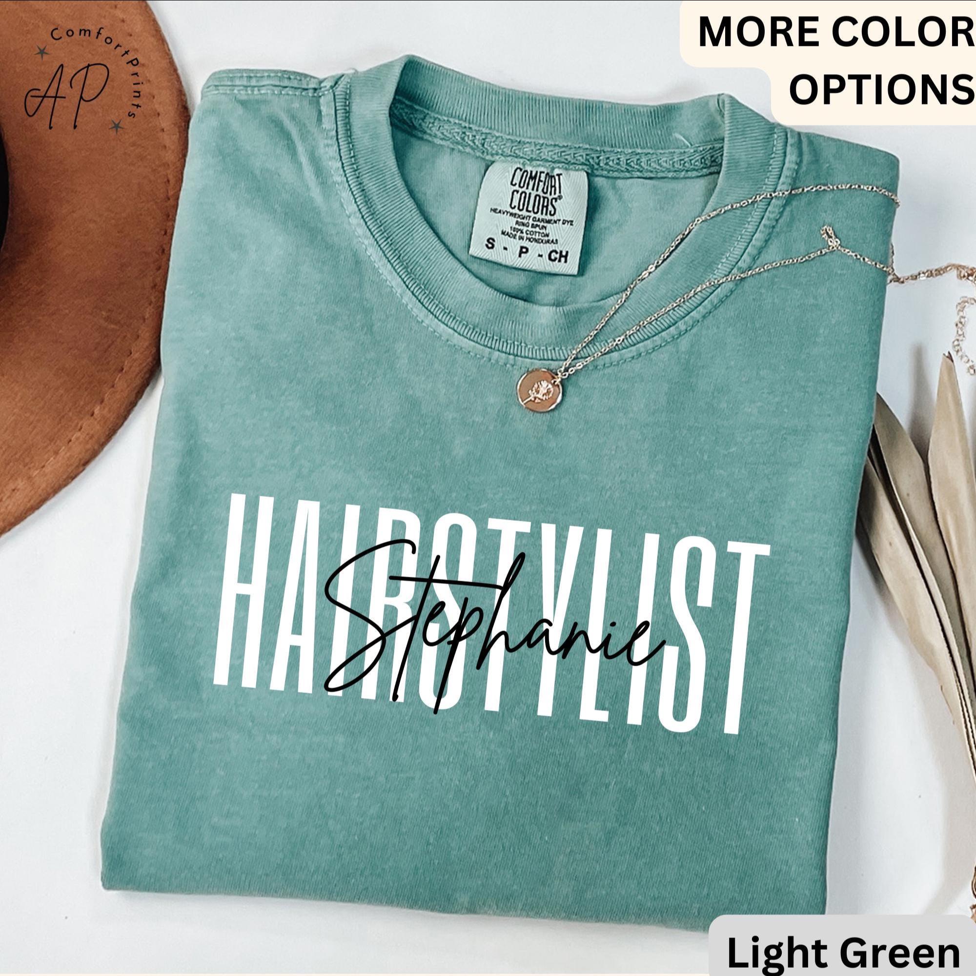 Hair Stylist Comfort Colors® Shirt, Hair Dresser T-Shirt, Cosmetologist Tee, Gift for Hair Salon Specialist, Cosmetology Shirt