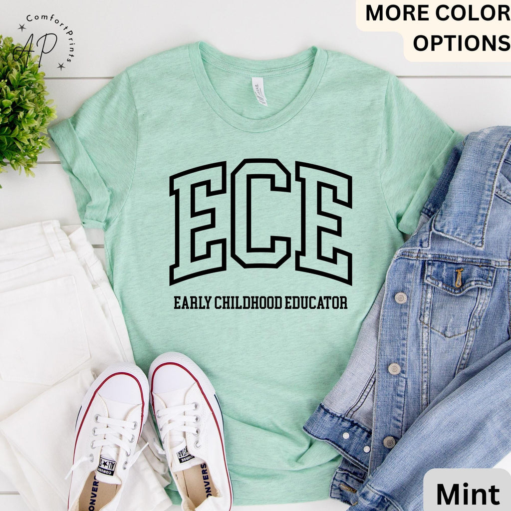 Early Childhood Educator Shirt, ECE T-Shirt, Gift for Daycare Teacher, Daycare Babysitter Tee