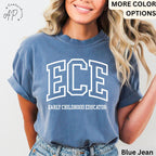Early Childhood Educator Comfort Colors® Shirt, ECE T-Shirt, Gift for Daycare Teacher, Daycare Babysitter Tee