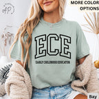 Early Childhood Educator Comfort Colors® Shirt, ECE T-Shirt, Gift for Daycare Teacher, Daycare Babysitter Tee