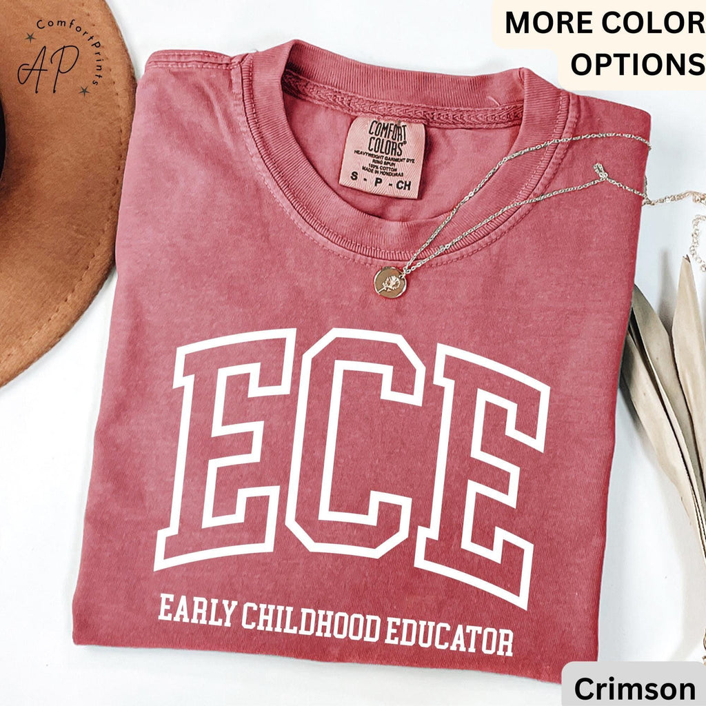 Early Childhood Educator Comfort Colors® Shirt, ECE T-Shirt, Gift for Daycare Teacher, Daycare Babysitter Tee