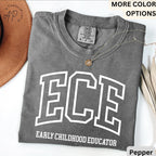 Early Childhood Educator Comfort Colors® Shirt, ECE T-Shirt, Gift for Daycare Teacher, Daycare Babysitter Tee