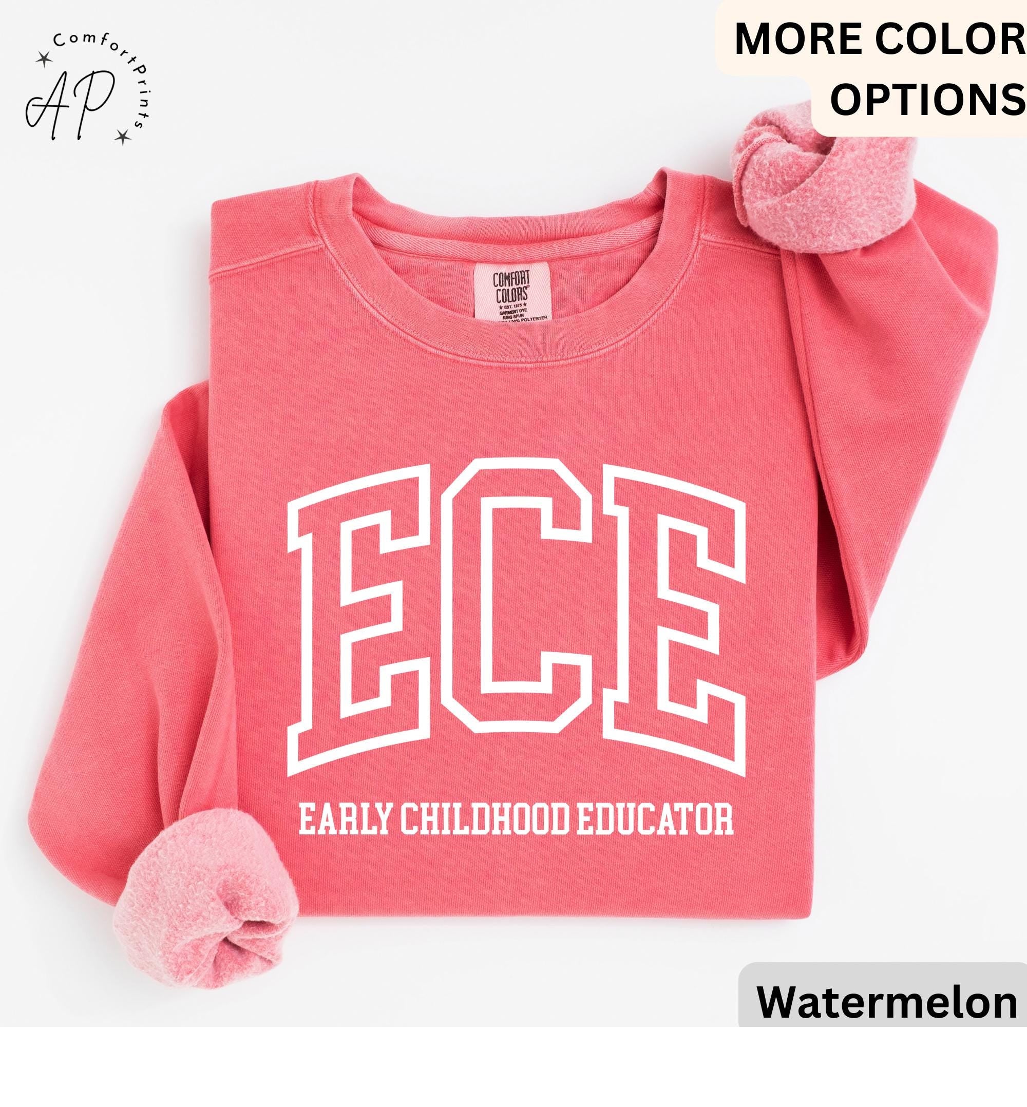 Early Childhood Educator Comfort Colors® Sweater, ECE Sweatshirt, Gift for Daycare Teacher, Daycare Babysitter