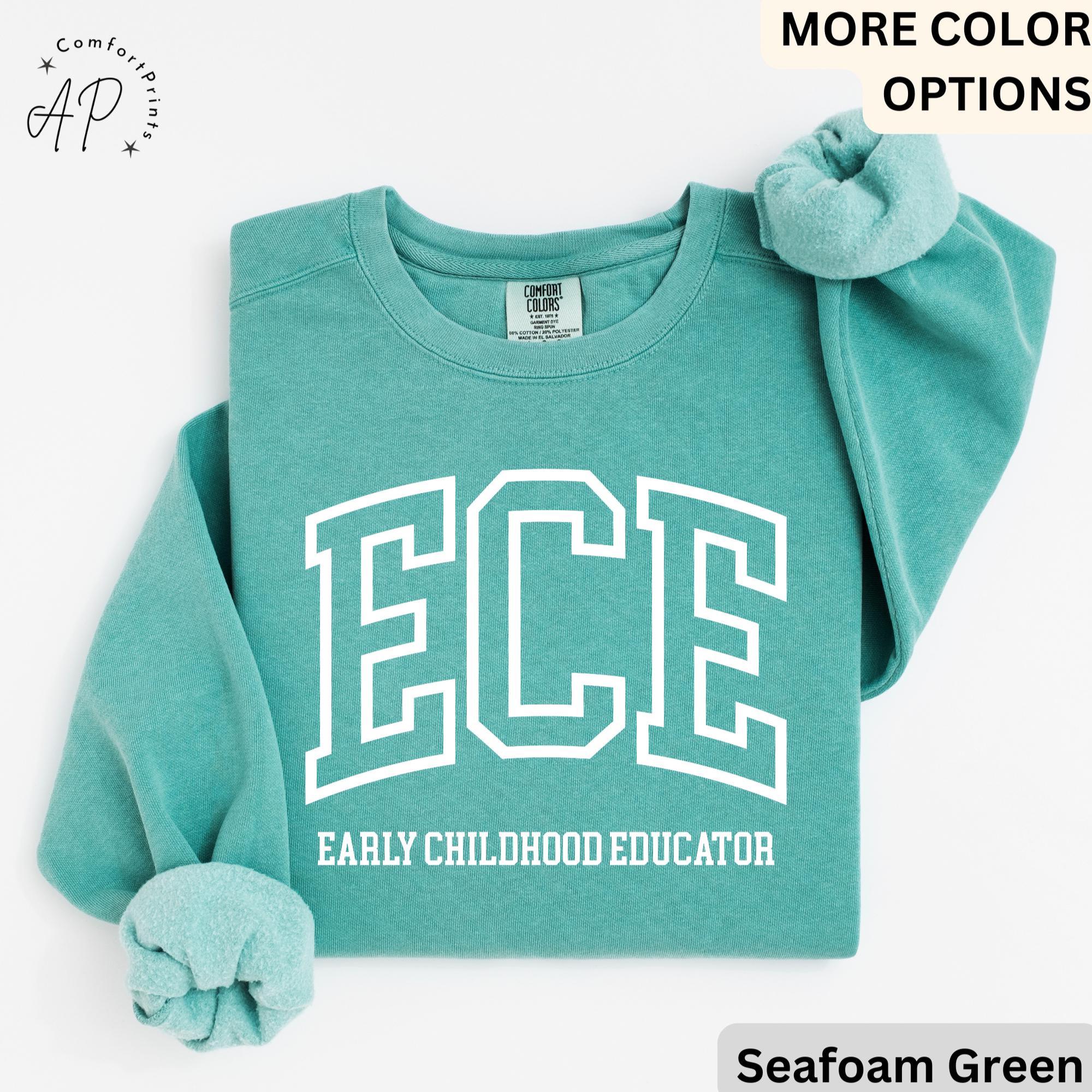 Early Childhood Educator Comfort Colors® Sweater, ECE Sweatshirt, Gift for Daycare Teacher, Daycare Babysitter