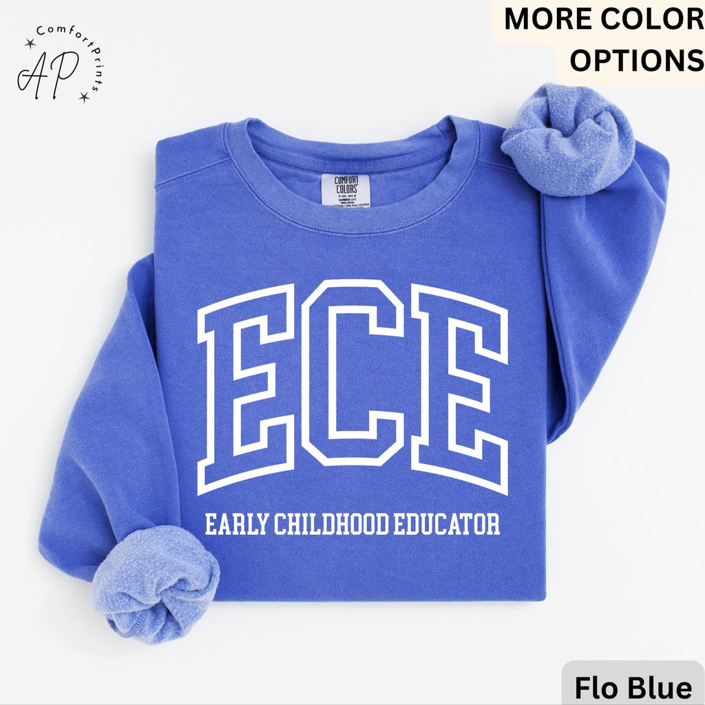 Early Childhood Educator Comfort Colors® Sweater, ECE Sweatshirt, Gift for Daycare Teacher, Daycare Babysitter