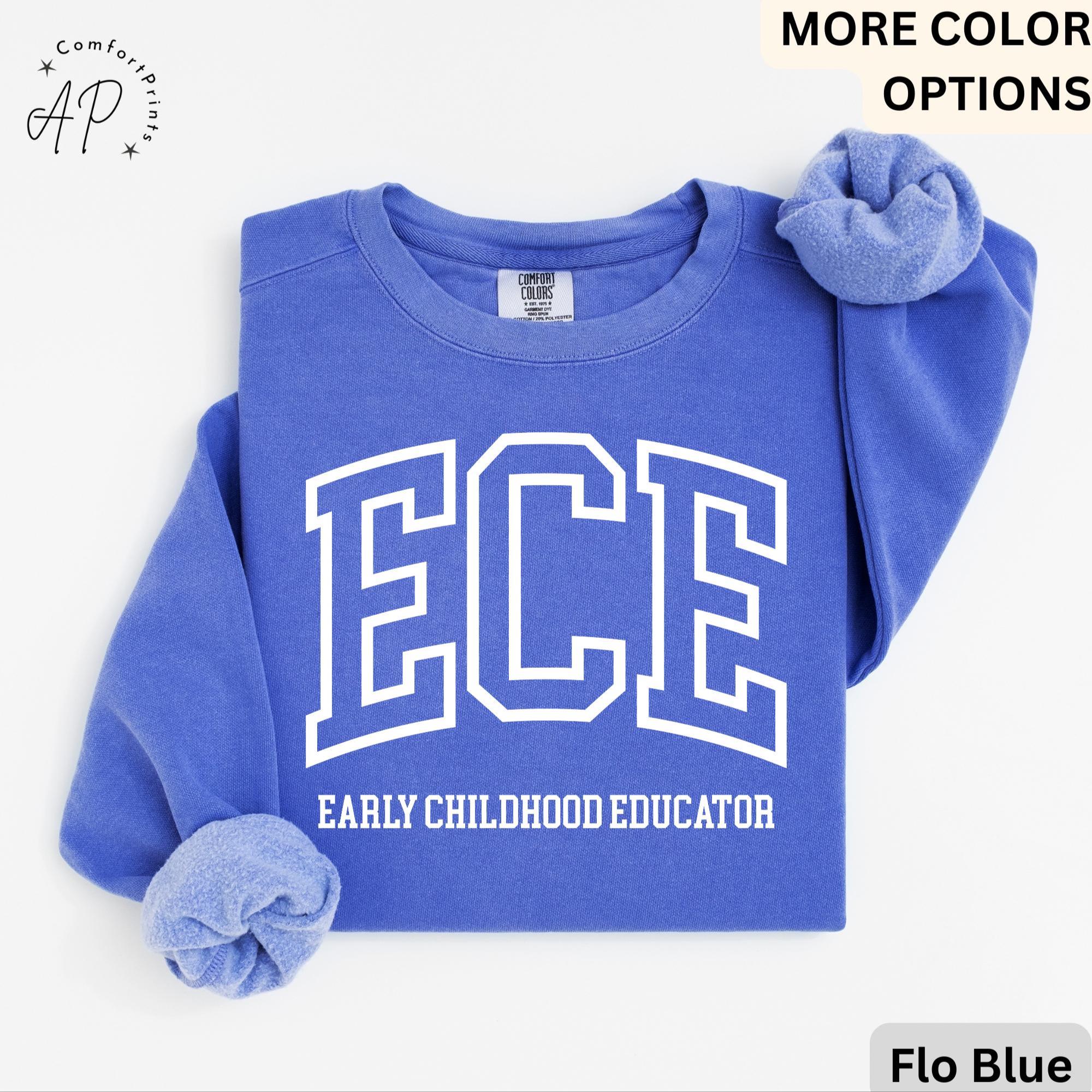 Early Childhood Educator Comfort Colors® Sweater, ECE Sweatshirt, Gift for Daycare Teacher, Daycare Babysitter
