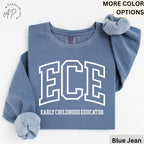 Early Childhood Educator Comfort Colors® Sweater, ECE Sweatshirt, Gift for Daycare Teacher, Daycare Babysitter
