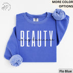 Beauty Is My Business Comfort Colors® Sweatshirt, Makeup Artist Sweater, Licensed Esthetician, Beautician, Hairstylist, Make Up Artist