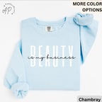 Beauty Is My Business Comfort Colors® Sweatshirt, Makeup Artist Sweater, Licensed Esthetician, Beautician, Hairstylist, Make Up Artist