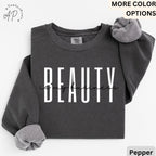 Beauty Is My Business Comfort Colors® Sweatshirt, Makeup Artist Sweater, Licensed Esthetician, Beautician, Hairstylist, Make Up Artist
