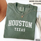 Houston Texas Comfort Colors® Shirt, Houston Texas T-Shirt, Gift for Houston Texas, City Of Texas Tee