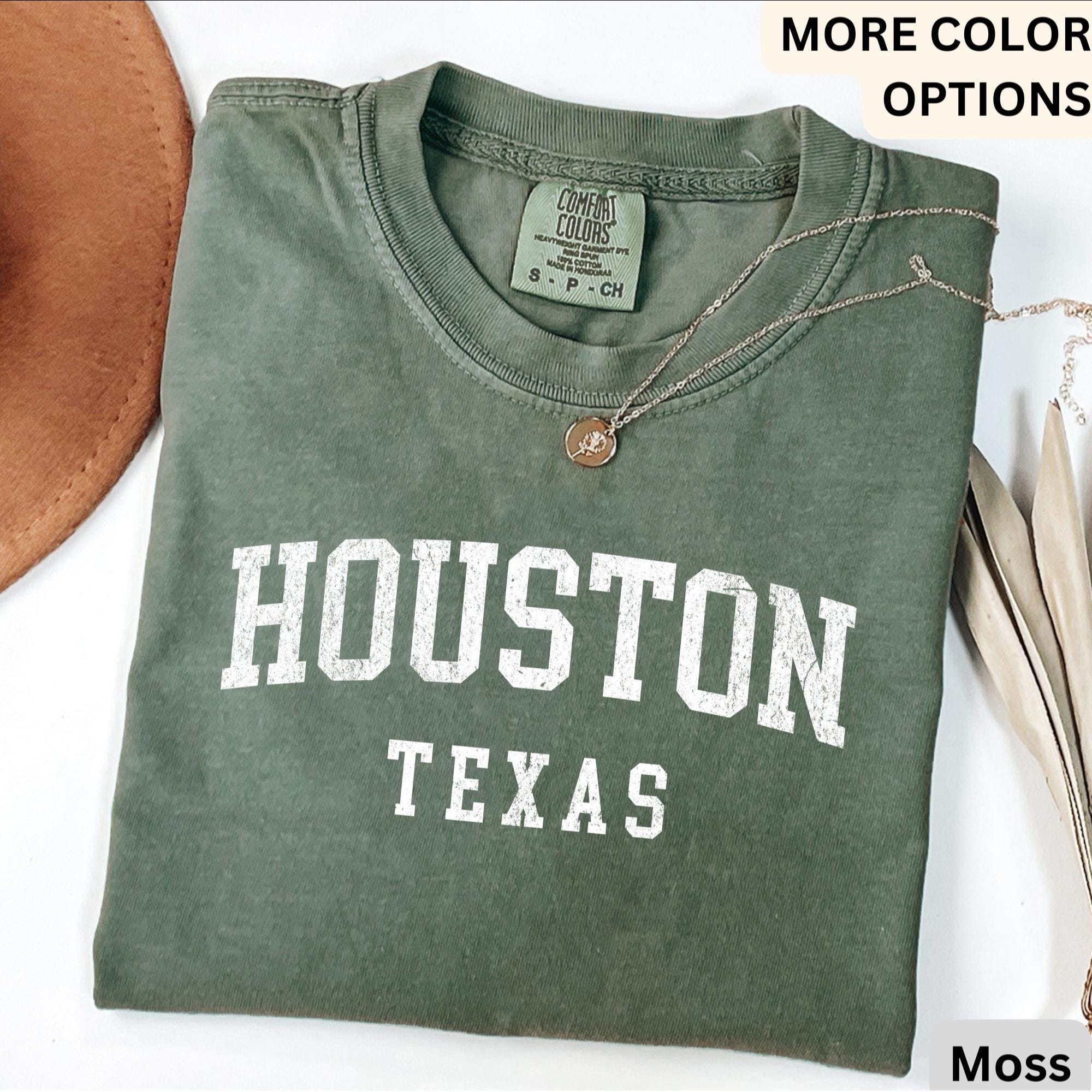 Houston Texas Comfort Colors® Shirt, Houston Texas T-Shirt, Gift for Houston Texas, City Of Texas Tee