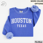 Houston Texas Comfort Colors® Sweater, Houston Texas Sweatshirt, Gift for Houston Texas, City Of Texas