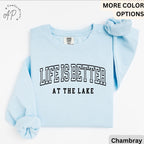 Lake Life Comfort Colors Sweatshirt: Relaxed Fit Lake Lover Gift