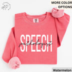 Speech Pathologist Comfort Colors® Sweatshirt, Speech Language Pathologist Sweater, Speech Therapist, Gift for SLP, Speech Language
