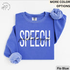 Speech Pathologist Comfort Colors® Sweatshirt, Speech Language Pathologist Sweater, Speech Therapist, Gift for SLP, Speech Language